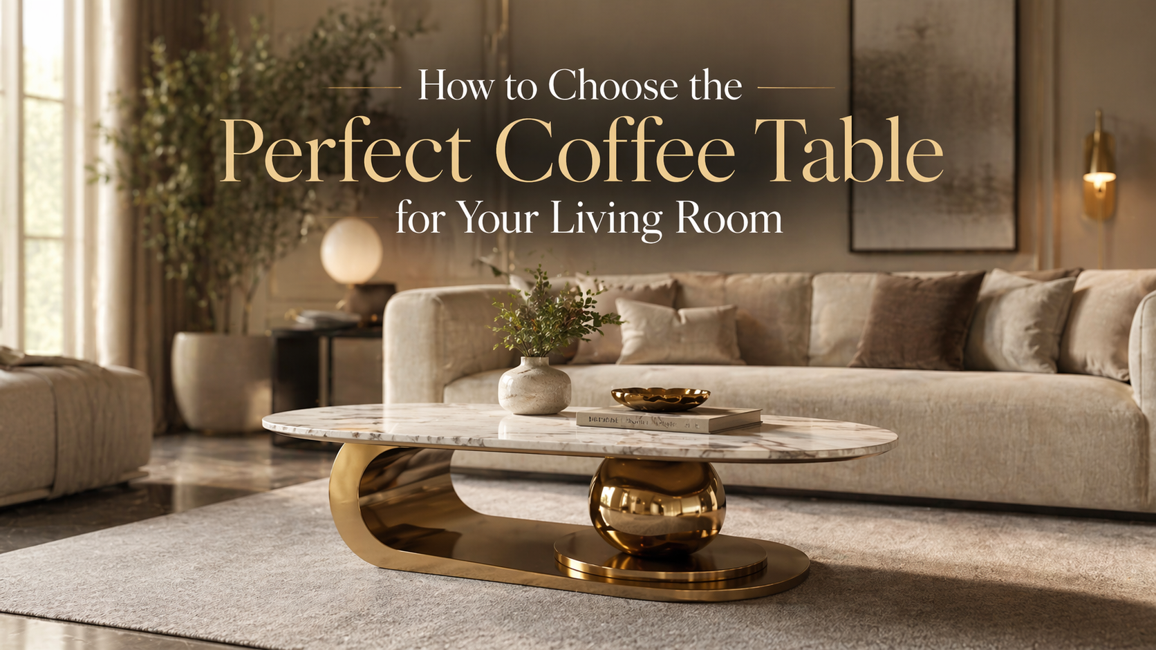 How to Choose the Perfect Coffee Table for Living Room – Handicrafts Town