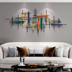 Multicolor Abstract Metal Wall Art Multicolor Abstract Metal Wall Art