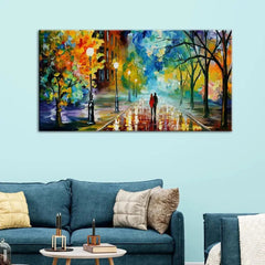 An Evening Stroll Wall Painting An Evening Stroll Wall Painting