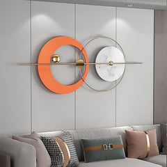 Orange And Gold Serenity Metal Wall Art Orange And Gold Serenity Metal Wall Art