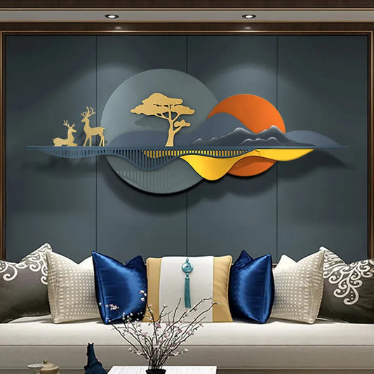 Metallic scenery Wall Art