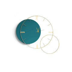 Creative Blue Metal Wall Clock Creative Blue Metal Wall Clock