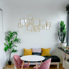 Urban Rectangular Abstract Metal Wall Art Urban Rectangular Abstract Metal Wall Art