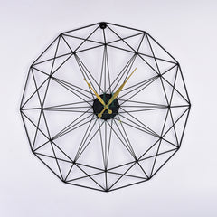 Black Metal Wall Clock Black Metal Wall Clock