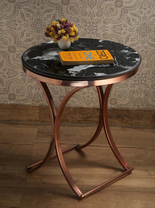 Urban Edge End Table Rose Gold