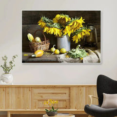 Golden Glow With Veggie Show Wall Painting Golden Glow With Veggie Show Wall Painting