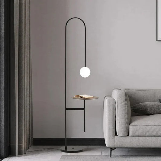 Midnight Swan Floor Lamp