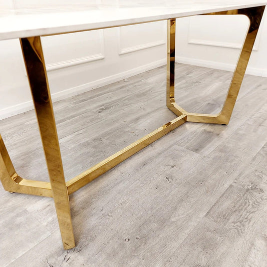 Starstruck Metal Dining Table with chairs
