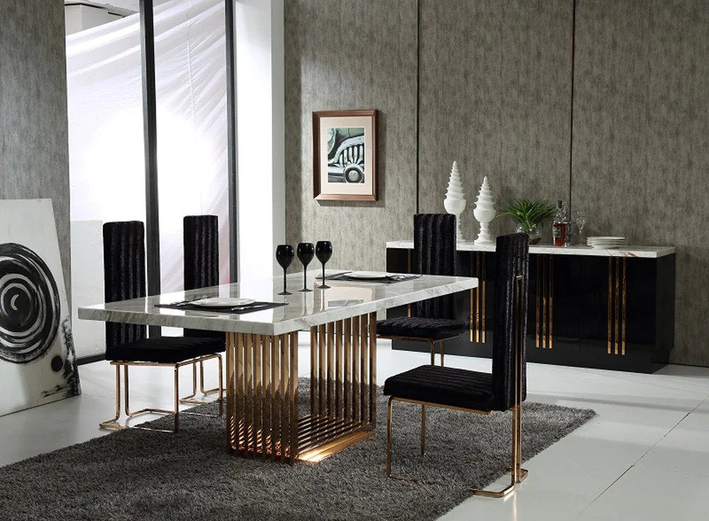 Modern Luxury Dining Table with chairs