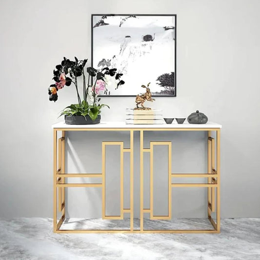 Eleganza Metal Console Table