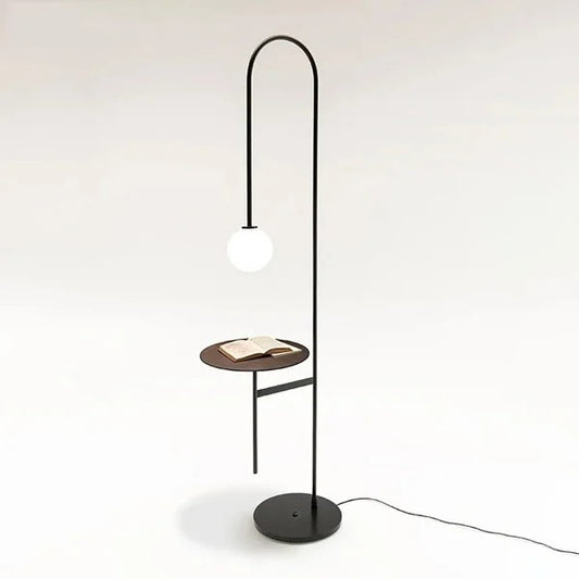 Midnight Swan Floor Lamp