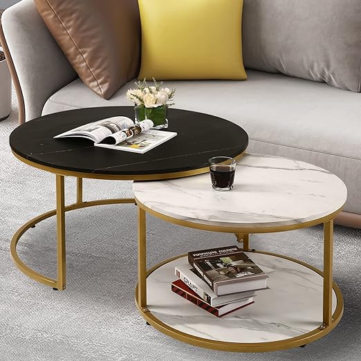 Negro & Alba Nesting Coffee Table