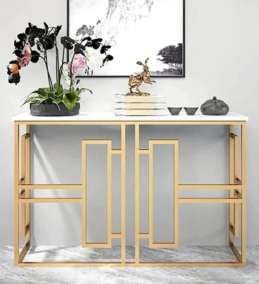 Eleganza Metal Console Table