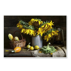 Golden Glow With Veggie Show Wall Painting Golden Glow With Veggie Show Wall Painting