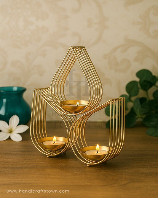 TriAura Candle Holder