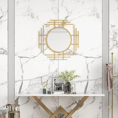 Lattice Gold Wall Mirror Lattice Gold Wall Mirror