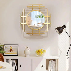 Lattice Gold Wall Mirror Lattice Gold Wall Mirror