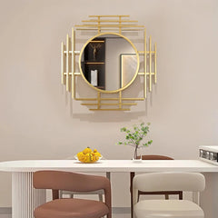 Lattice Gold Wall Mirror Lattice Gold Wall Mirror