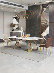 White Gold Fusion Dining With chairs White Gold Fusion Dining With chairs
