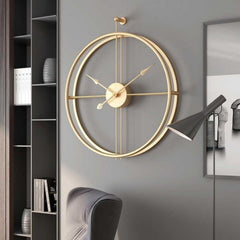 Gold round Wall clock Gold round Wall clock