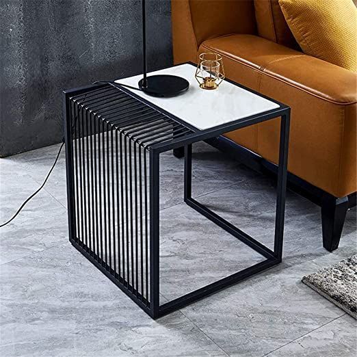 Sleek Marble Side Table
