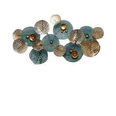 Creative Teal Metal Wall Art Creative Teal Metal Wall Art