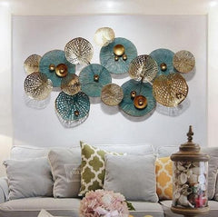 Creative Teal Metal Wall Art Creative Teal Metal Wall Art