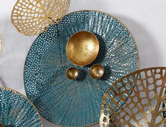 Creative Teal Metal Wall Art Creative Teal Metal Wall Art