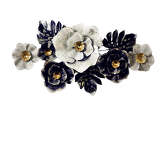 White Sapphire Metal Wall Art White Sapphire Metal Wall Art