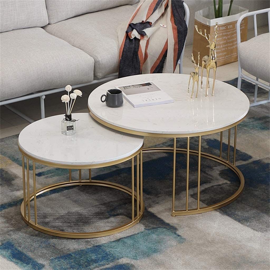 2In1 Coffee Table, Round Nest Of Tables, MultiFunctional, 51 OFF