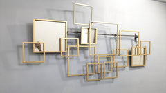 Urban Rectangular Abstract Metal Wall Art Urban Rectangular Abstract Metal Wall Art
