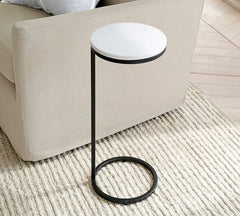 Round Marble C-Table Round Marble C-Table