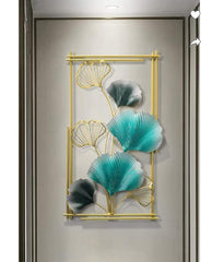 Aqua Bloom Metal Art: A Trio of Dancing Elegance Aqua Bloom Metal Art: A Trio of Dancing Elegance