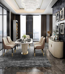 The Paragon dining table with chairs The Paragon dining table with chairs