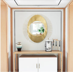 Golden egg accent mirror Golden egg accent mirror