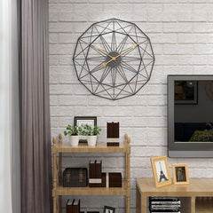 Black Metal Wall Clock Black Metal Wall Clock