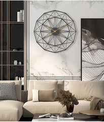 Black Metal Wall Clock Black Metal Wall Clock