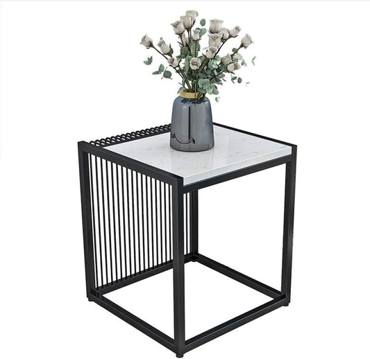 Sleek Marble Side Table