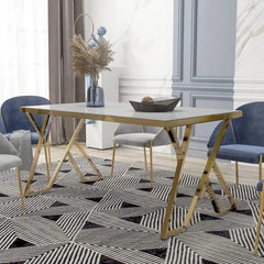 Feast Fiesta Dining Table White Marble With 4 Chairs Feast Fiesta Dining Table White Marble With 4 Chairs