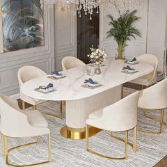 Rectilinear Feast  Metal Dining Table With 6 Chair (Copy) Rectilinear Feast  Metal Dining Table With 6 Chair (Copy)