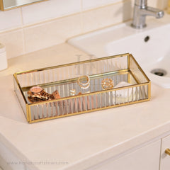 Crystal Rib Vanity Tray