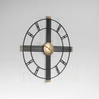 Metal iron work Wall clock