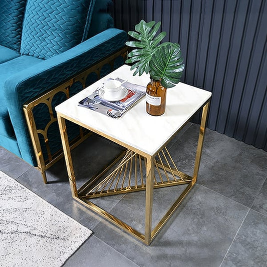 Swirling Elegance End Table