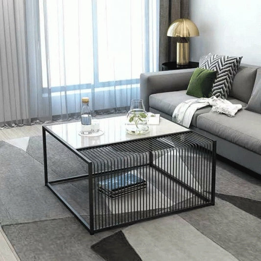 Monochrome Wire Coffee Table