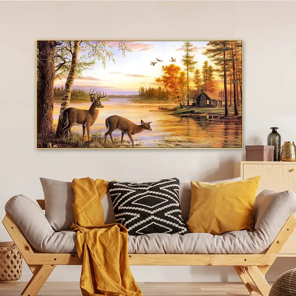 Nature Scenery Wall Painting