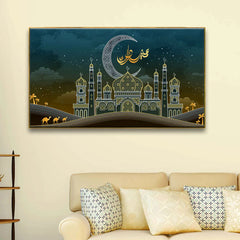 Celestial Crescent Wall Paining