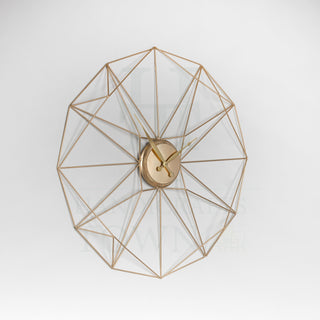 New Line Abstraction Wall Clock