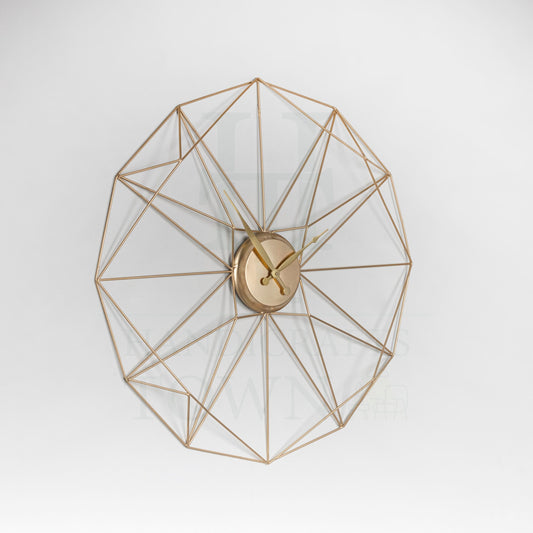 New Line Abstraction Wall Clock