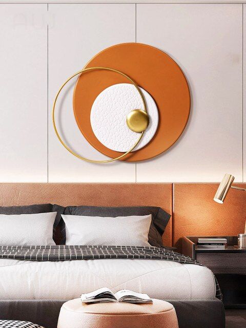 Orange Sunshine Metal Wall Art