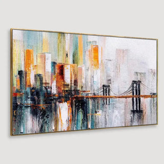Cityscape Wall Painting